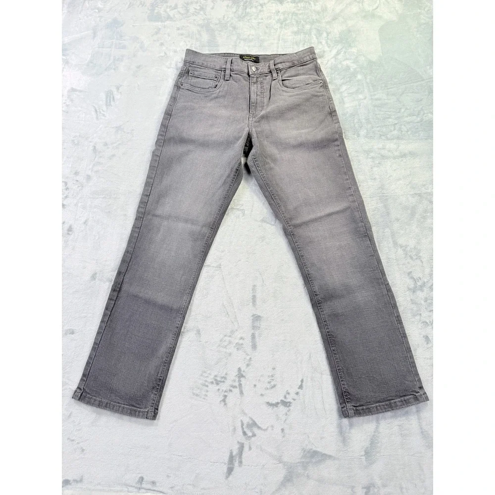 Urban Star Mens Straight Leg Gray Denim Jeans 32x30 02518231US Stretch Cotton